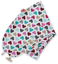 Scamp Formázott gombosvégű párna huzat - Colorful Heart