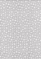 Mintás textil pelenka 1db-os - szürke fehér csillagokkal - babastar