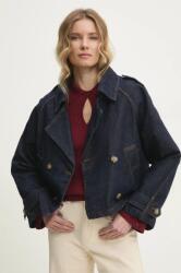 Answear. LAB Answear Lab farmerdzseki női, sötétkék, átmeneti, oversize - sötétkék M