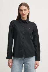 Tommy Hilfiger ing női, galléros, fekete, regular, WW0WW44084 - fekete 36