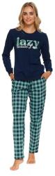 DN Nightwear Lazy női pizsama, sötétkék, L