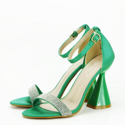 SOFILINE Sandale verzi elegante cu toc conic BD117 129 (BD117GREEN-38)