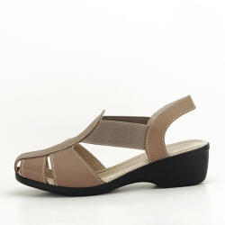 SOFILINE Sandale maro deschis din piele naturala Codruta 127 (009-2KHAKI-38)