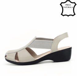 SOFILINE Sandale gri din piele naturala Codruta M5 (009-2GREY-39)