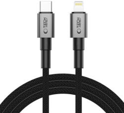 Tech-Protect Ultraboost DNA kábel USB-C / Lightning PD 27W / 3A 2m, szürke