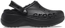 Crocs Baya Platform Lined Clog Női bélelt papucs (208708-001 W11)