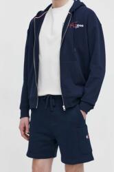 Tommy Jeans pamut rövidnadrág sötétkék - sötétkék L