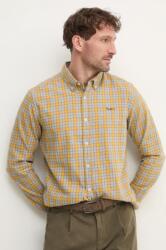 Pepe Jeans pamut ing ARCHIE férfi, legombolt galléros, szürke, regular, PM308812 - szürke XL