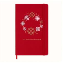 Moleskine Notesz HOLIDAY kemény, PIROS (L) vonalas
