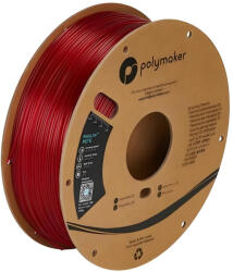 Polymaker - PolyLite PETG - Translucent Piros - 1, 75 mm - 1 kg