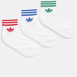 adidas Originals zokni 3 pár fehér, JI9489 - fehér 39/42