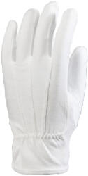  Pamutkesztyű, Fehér, Varrott, Tenyerén Pvc Minipettyek_7 (4167)