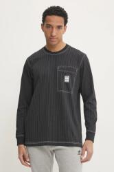 Adidas pamut hosszúujjú Wabash fekete, mintás, JP4479 - fekete M