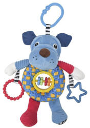 Lorelli Toys plüss csörgőjáték - Kék Kutya