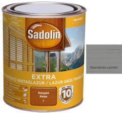  Sadolin Extra vastaglazúr - Skandináv Szürke 750 ml