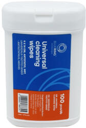  Műanyag tisztító kendő nedves 9x14cm, általános felületekhez 100 db Bluering®