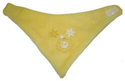 Vaganza Wellsoft hímzett babasál, háromszög forma - Sárga (139315)