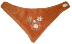 Vaganza Wellsoft hímzett babasál, háromszög forma - Narancssárga (269954)