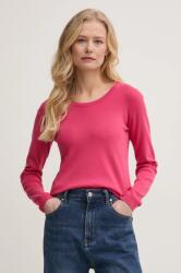 Benetton pamut pulóver könnyű, szürke, 1091D1M08 - rózsaszín L - answear - 12 990 Ft