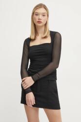 Abercrombie & Fitch hosszú ujjú női, fekete, KI139-4894 - fekete XL