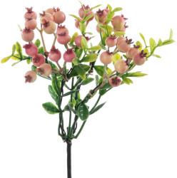 Bogyós ág, 28.5cm magas - Rózsaszín (AF029-06)