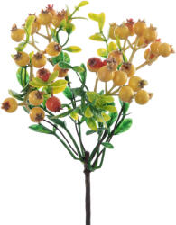 Valex Decor Bogyós ág, 28.5cm magas - Sárga (AF029-04)