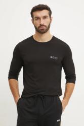 HUGO BOSS hosszú ujjú otthoni viseletre fekete, sima, 50483596 - fekete S