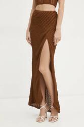 Charo Ruiz Ibiza szoknya Eris barna, maxi, ceruza fazonú, 255403 - barna S