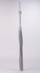  Kid Handle Kid Leather Braided Tails White