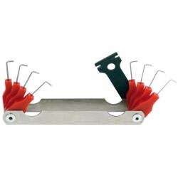 FEKU Lere pentru bujii 8 lame 0.4-1 mm cu instrument de indoit (U14059)