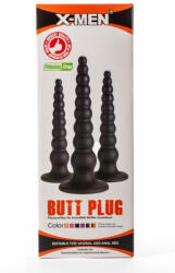 X-Men 9.45" Butt Plug Black M - erotikshop