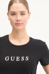 Guess t-shirt NEW CARRIE női, fekete, O5RI01 KBBU1 - fekete L