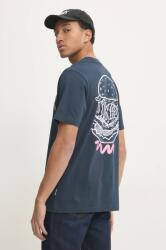 adidas Originals pamut póló Q12 TS STREET B sötétkék, férfi, nyomott mintás, JP4500 - sötétkék L