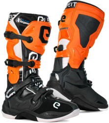 Eleveit X-legend cross/enduro csizma, fekete-narancs (MX106)