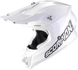 Scorpion VX-16 Air Solid cross bukósisak, White (46-100-06-04)