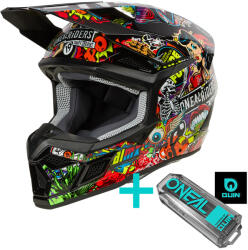 O'Neal 3SRS Helmet CRANK multi + QUIN PRO (0625-151-J)