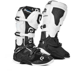 Eleveit X-legend cross/enduro csizma, fekete-fehér (MX102)