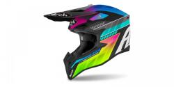 Airoh Wraap Prism bukósisak, fekete-kék matt, 2XL (M140-1437-2XL)