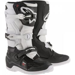 Alpinestars Tech7 cross csizma, Gyerek, Fekete-Fehér szinben 6/38 méret (3411-0351)
