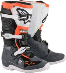 Alpinestars Tech7 Gyerek Csizma Szürke-narancs 7/40, 5 (3411-0563)