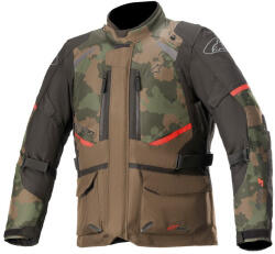  Alpinestars Andes Drystar 2022 kabát, sötétzöld camo -fekete-piros (M100-624-XL)