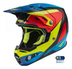 FLY Racing Formula Prime Carbon bukósiasak, kék-piros-acid (M140-1878-J)