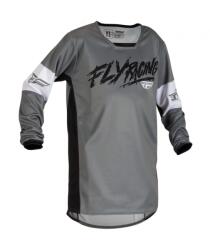  Fly Racing Kinetic Khaos 2023 gyerek cross mez, fekete-szürke-fehér (M173-0032-YS)