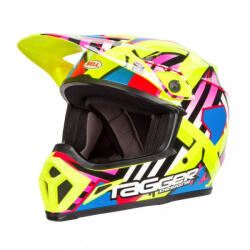 Bell Moto-9 Mips Double Trouble bukósisak, sárga-pink-kék M MÉRET (600022-010-M)