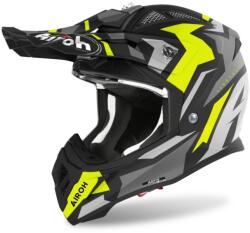 Airoh Aviator ACE Swoop 2023 szürke-sárga bukósisak (M140-1910-XL)