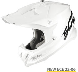 Scorpion VX-22 Air Solid cross bukósisak, white (32-100-05)