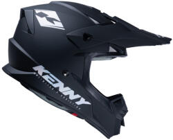  Kenny Racing Track Solid Matt Black Holographic Bukósisak (231-0303022)