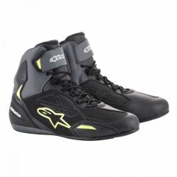 ALPINESTARS FASTER 3 DRYSTAR motoros cipő fekete-szürke-fluo sárga (2540719-175)