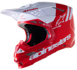 Alpinestars SM8 Radium 2 RED/WH Glossy bukósisak, XL (M140-2044)