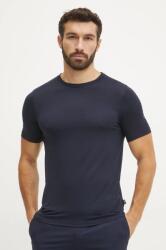 BOSS t-shirt 3 db sötétkék, férfi, sima, 50534019 - sötétkék XL
